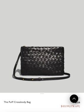Madewell the puff crossbody bag